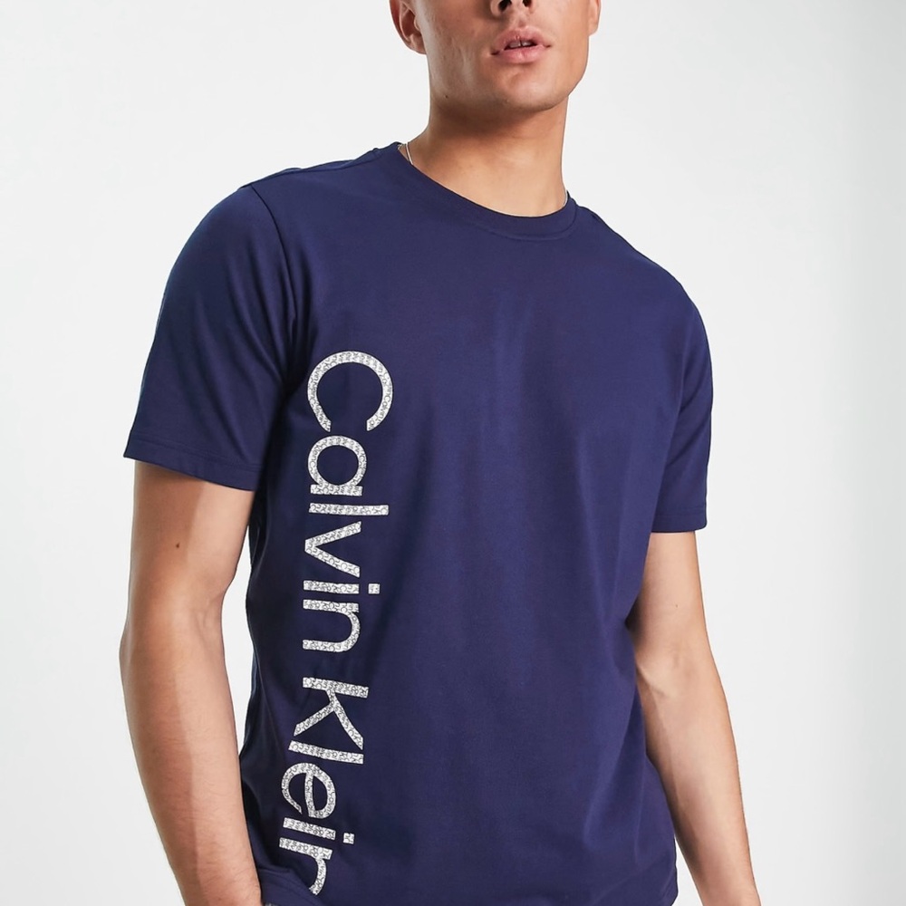 Calvin Klein Blue Short Sleeve Tee